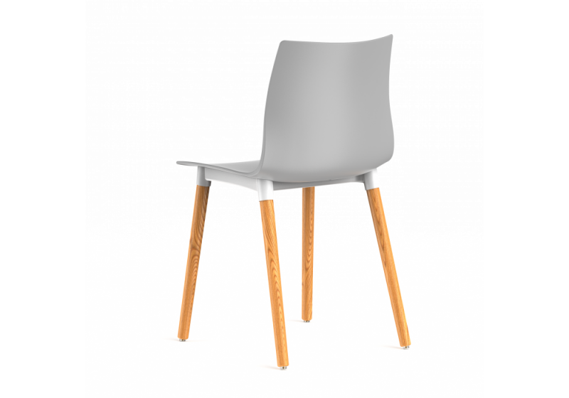 Пластиковый стул Кобе серый new (44x49x80)