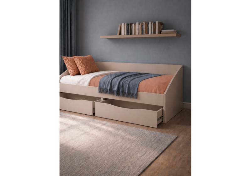 Кровать Эриол 90x200 кашемир (95)