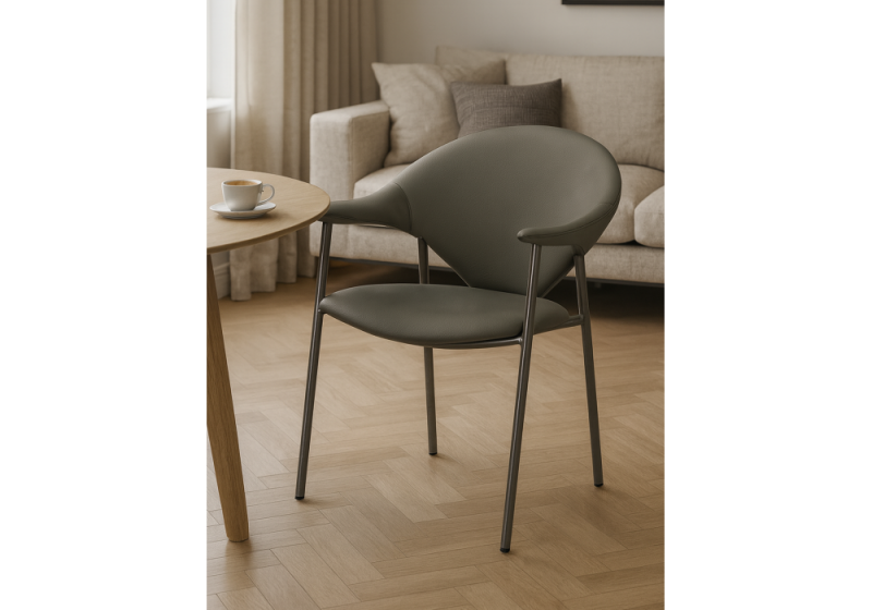 Стул на металлокаркасе Vigo gray (60x60x82)