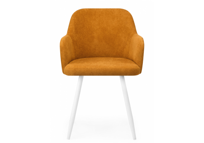Стул на металлокаркасе Инфини 360 терракота (ocean 015) / белый (54x61x80)